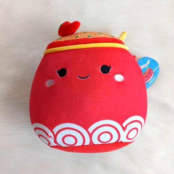 Squishmallows Other - ♥️🌶️NWT Squishmallows Odion the Spicy Ramen Noodle Bowl, 8 inches